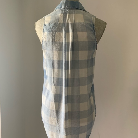 Standard Grace checkered sleeveless button down shirt - Picture 5 of 10